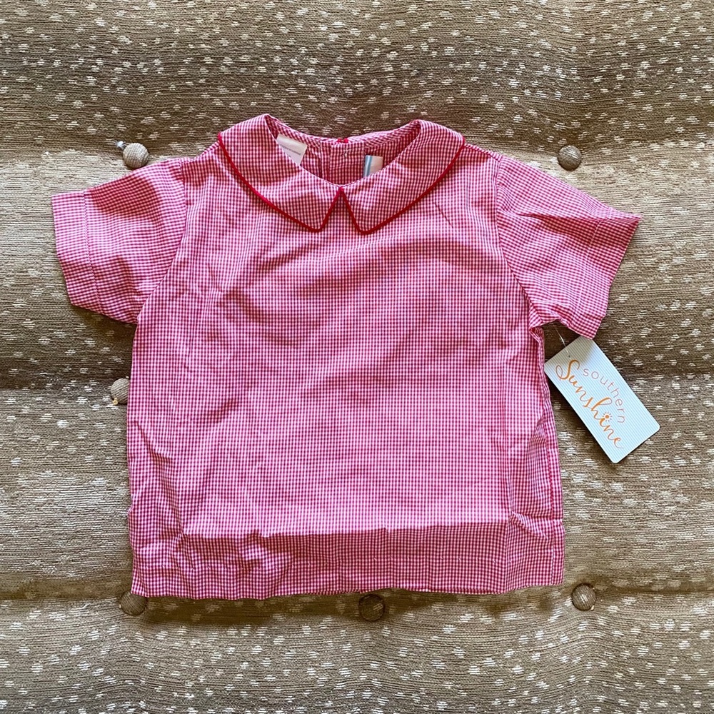Boys Peter Pan Collar Shirt